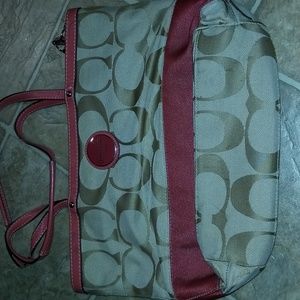Coach Logo Tote Purse